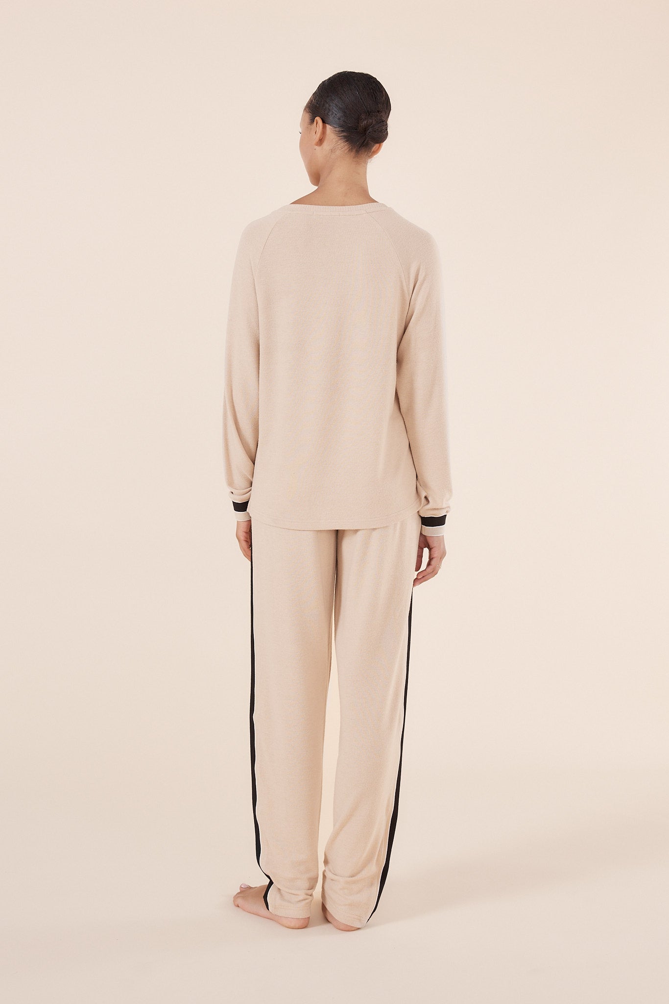 Alison Sporty Long Lounge Set - Natural