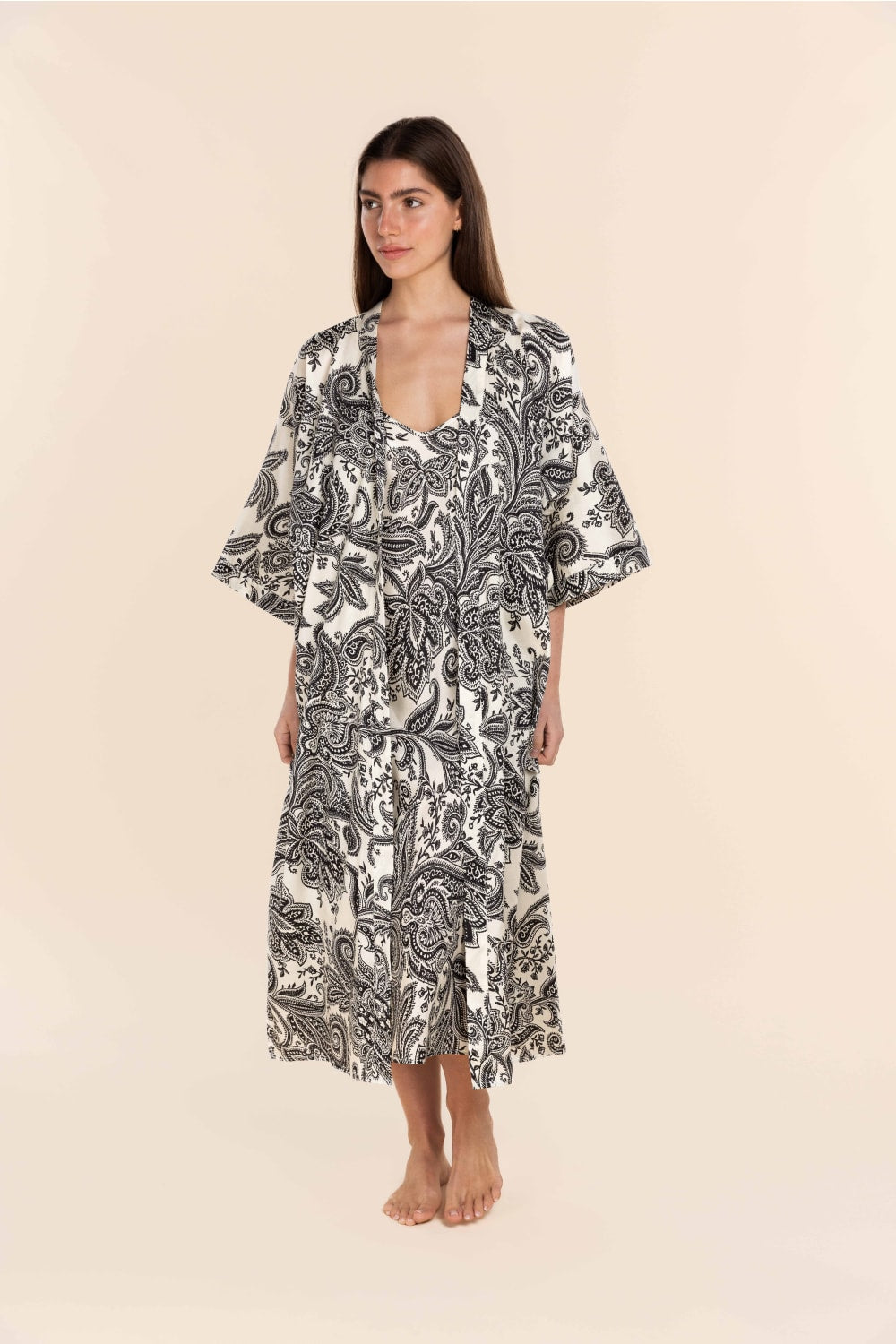 Annie Cotton Sateen Robe