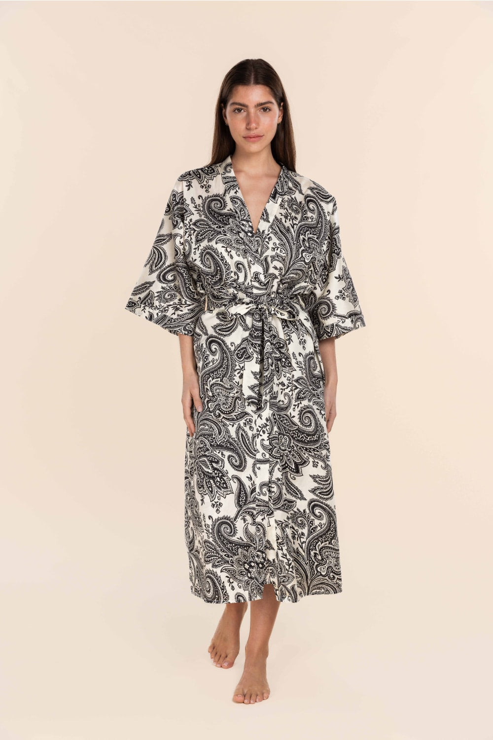 Annie Cotton Sateen Robe