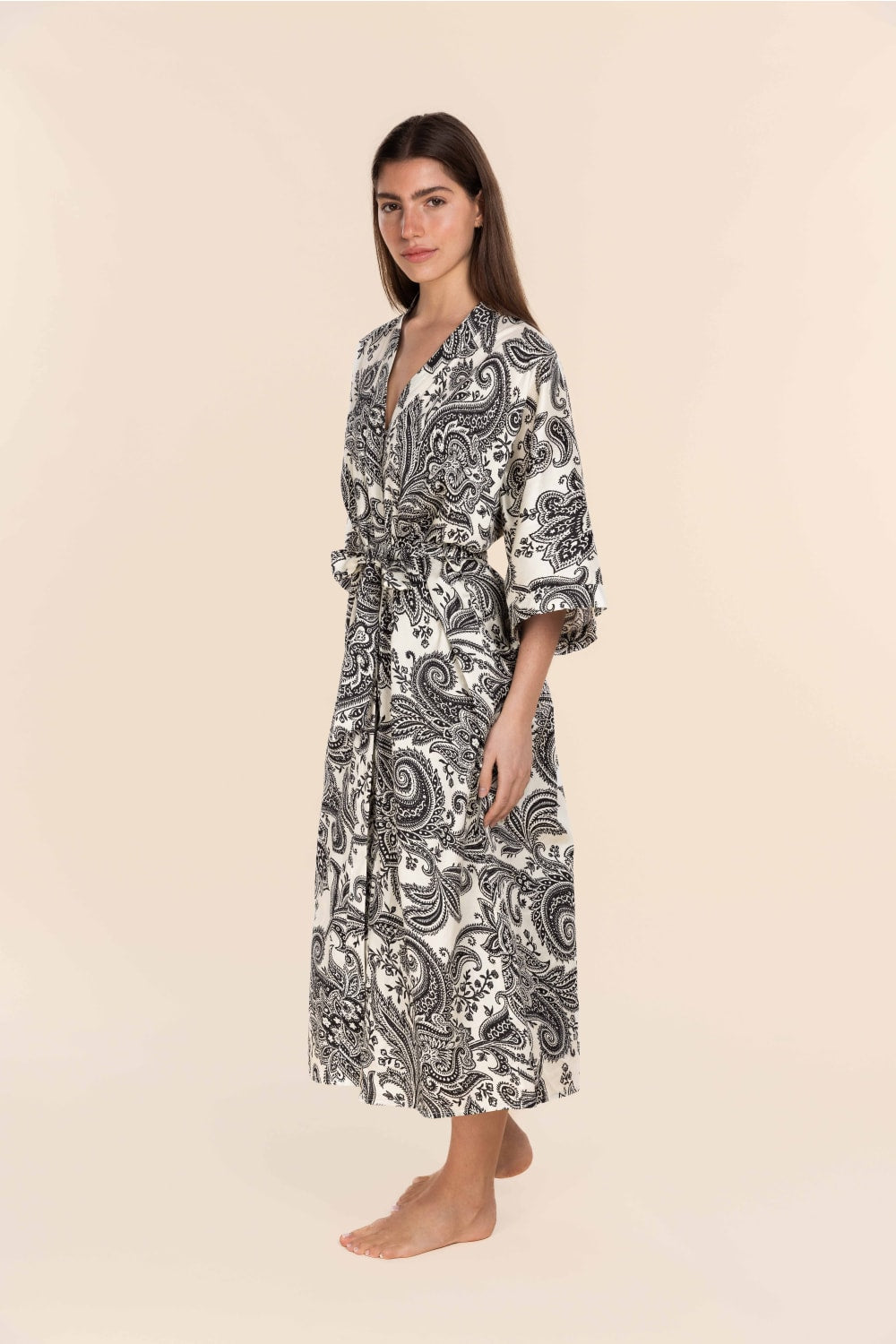Annie Cotton Sateen Robe