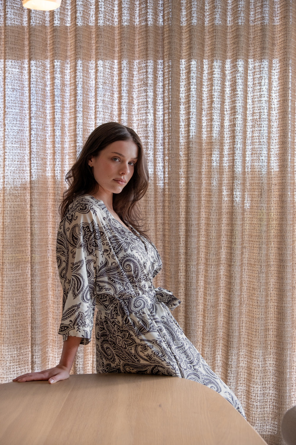 Annie Cotton Sateen Robe