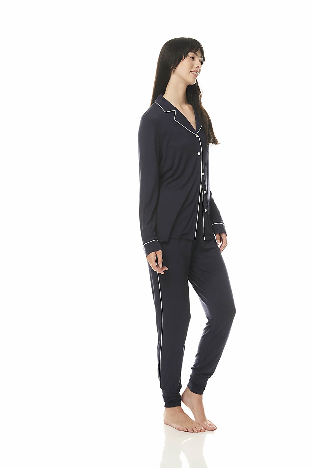 Aleah Navy Modal PJ Set