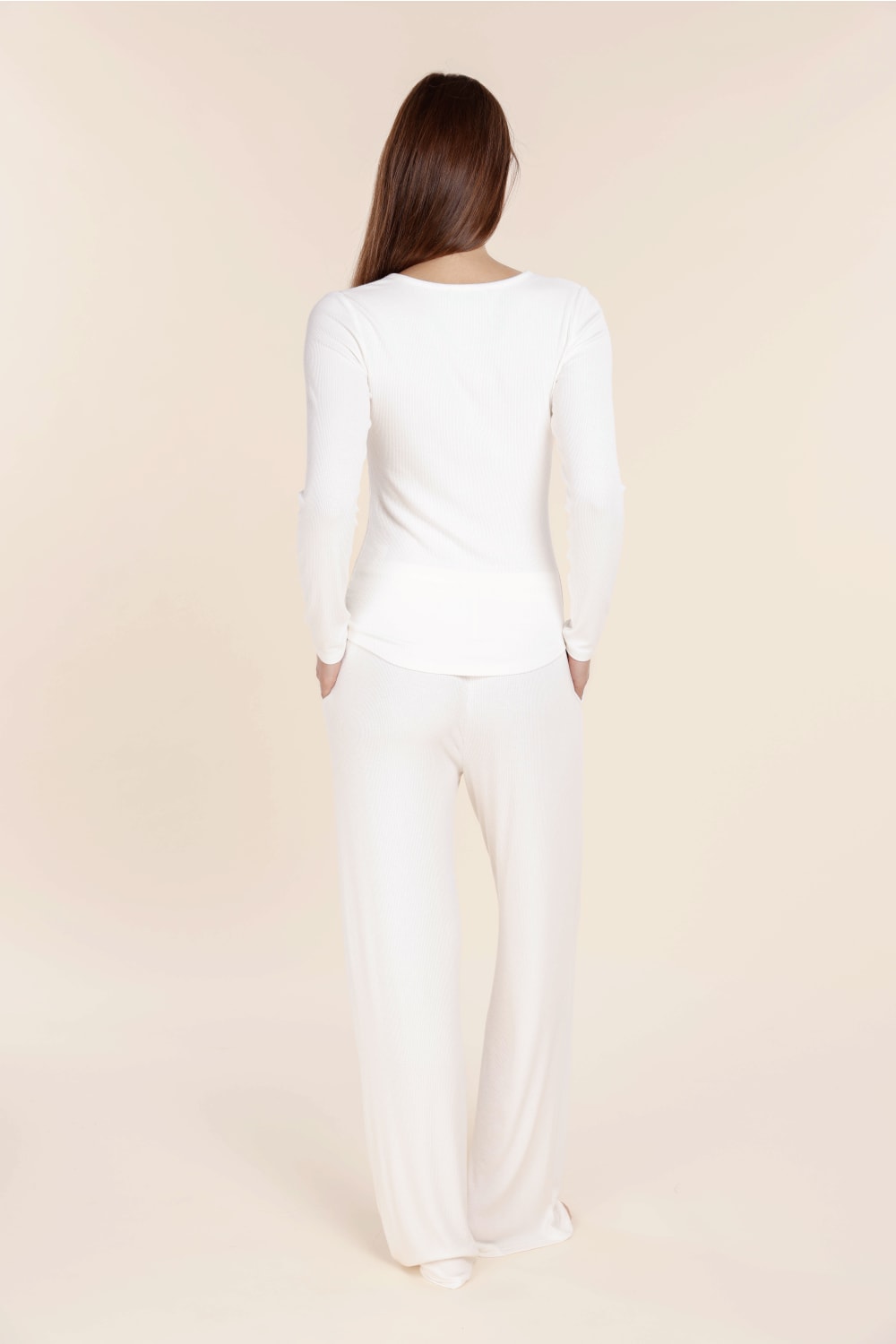 Athens Ribbed Long Pants