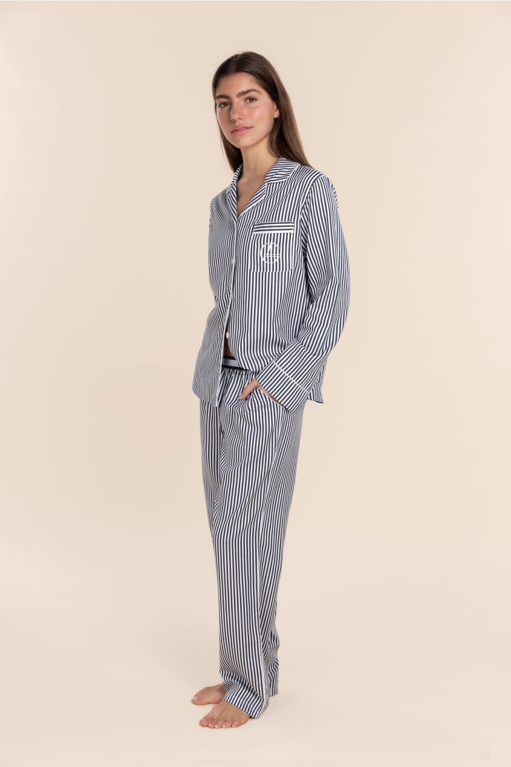 Susanna Cotton Long PJ Set