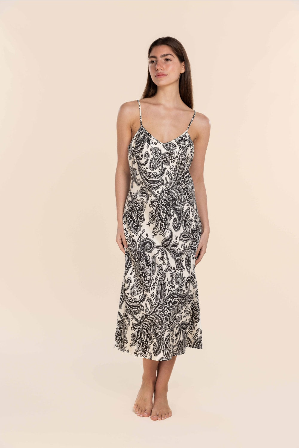 Caroline Cotton Sateen Chemise