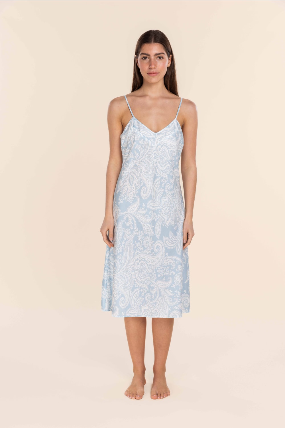 Caroline Cotton Sateen Chemise