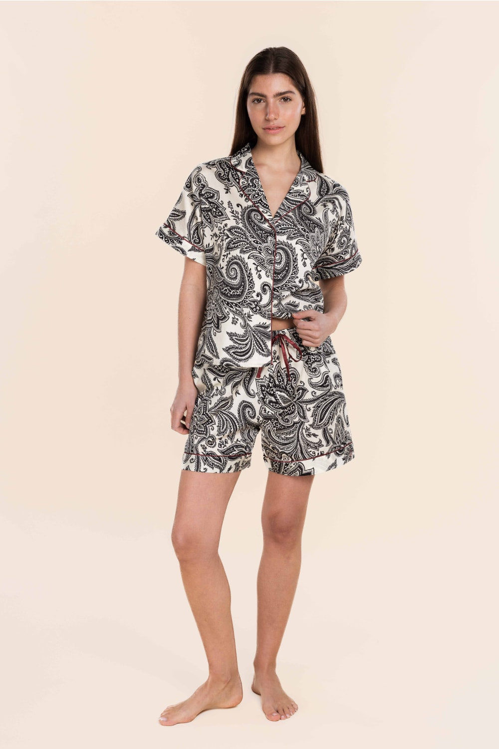 Daphne Cotton Sateen Short Set