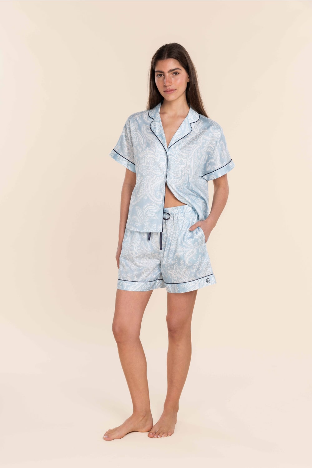 Daphne Cotton Sateen Short Set