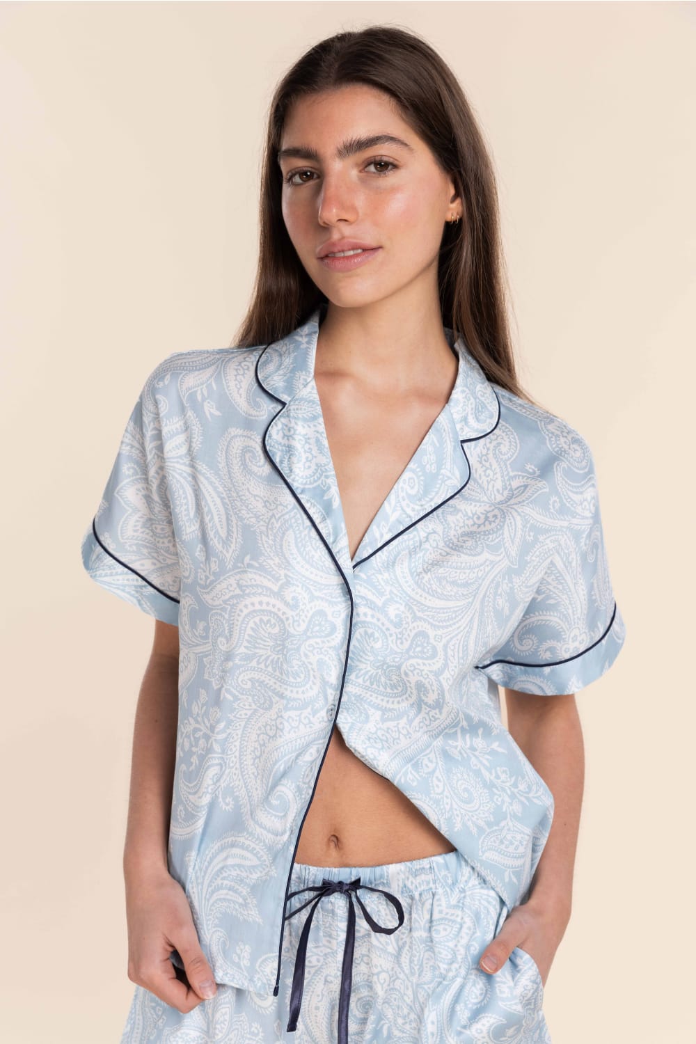 Daphne Cotton Sateen Short Set