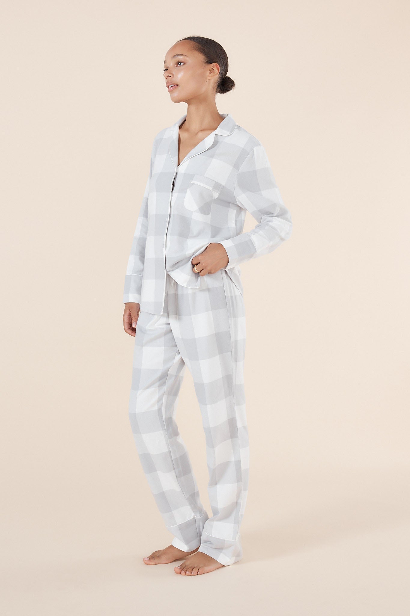 Emery Buffalo Check Cotton PJ set
