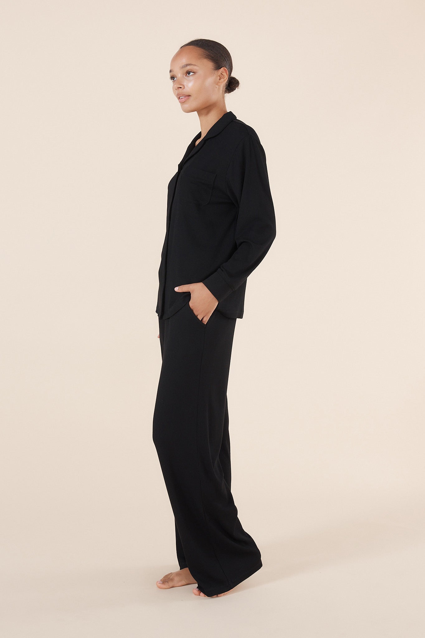 Emilia Ribbed Lounge PJ set