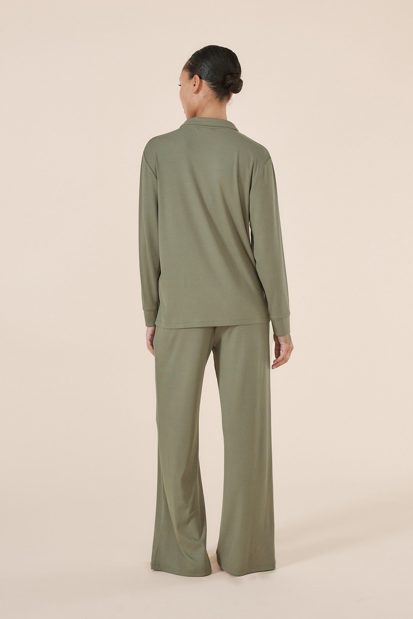 Emilia Ribbed Lounge PJ set
