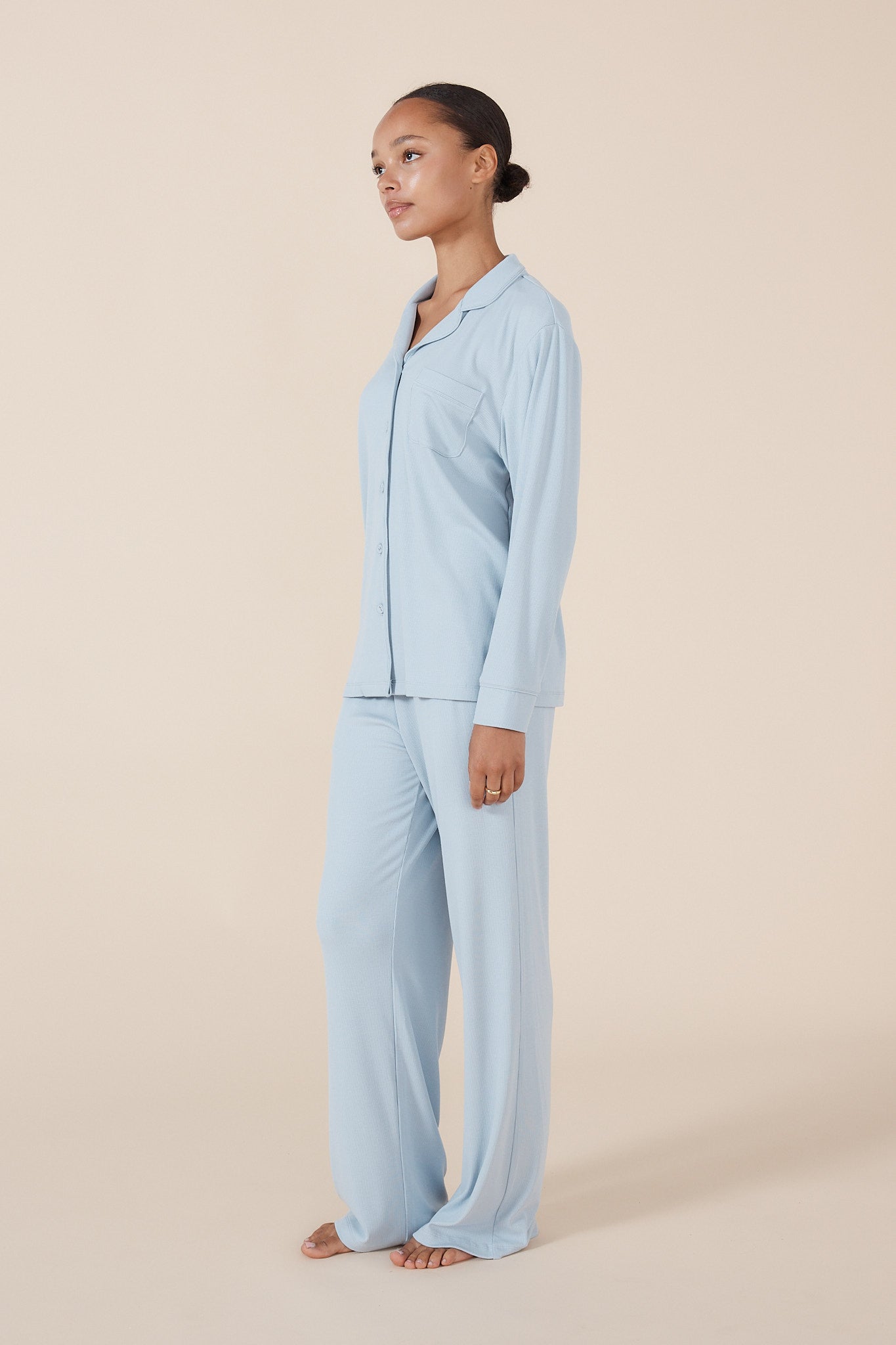 Emilia Ribbed Lounge PJ set