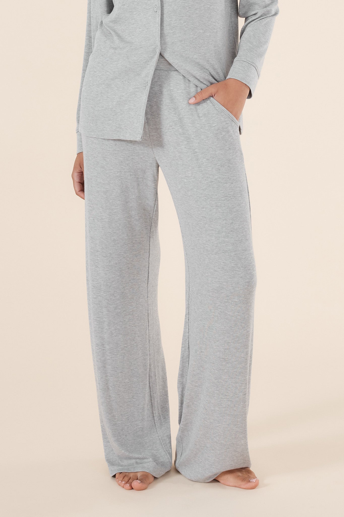 Emilia Ribbed Lounge PJ set
