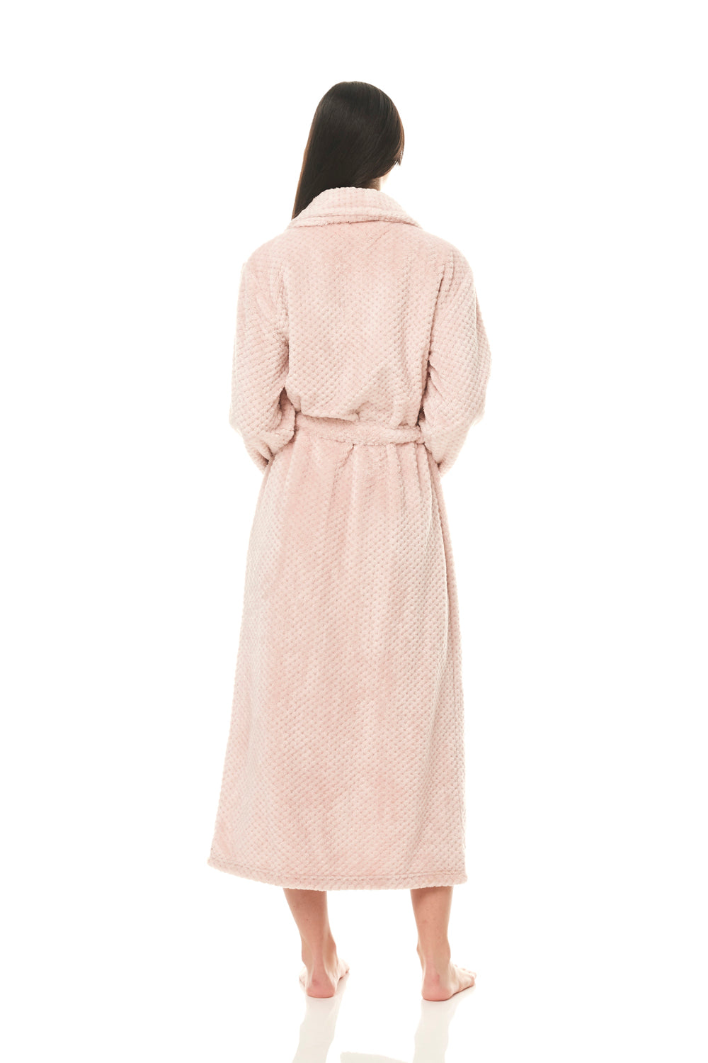 Enid Pink Jacquard Robe
