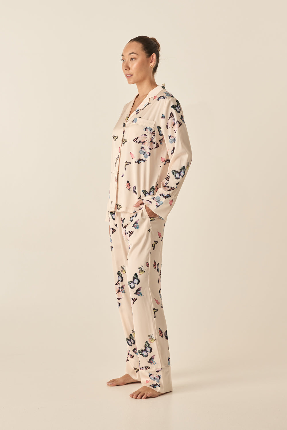 Estelle Butterfly Silky Satin Set 