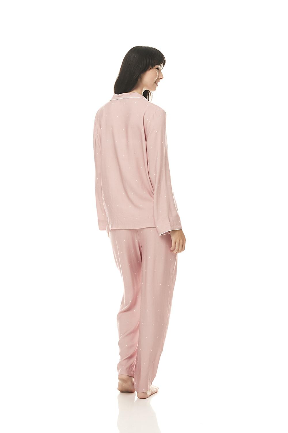 Geneva Pink Spot PJ Set