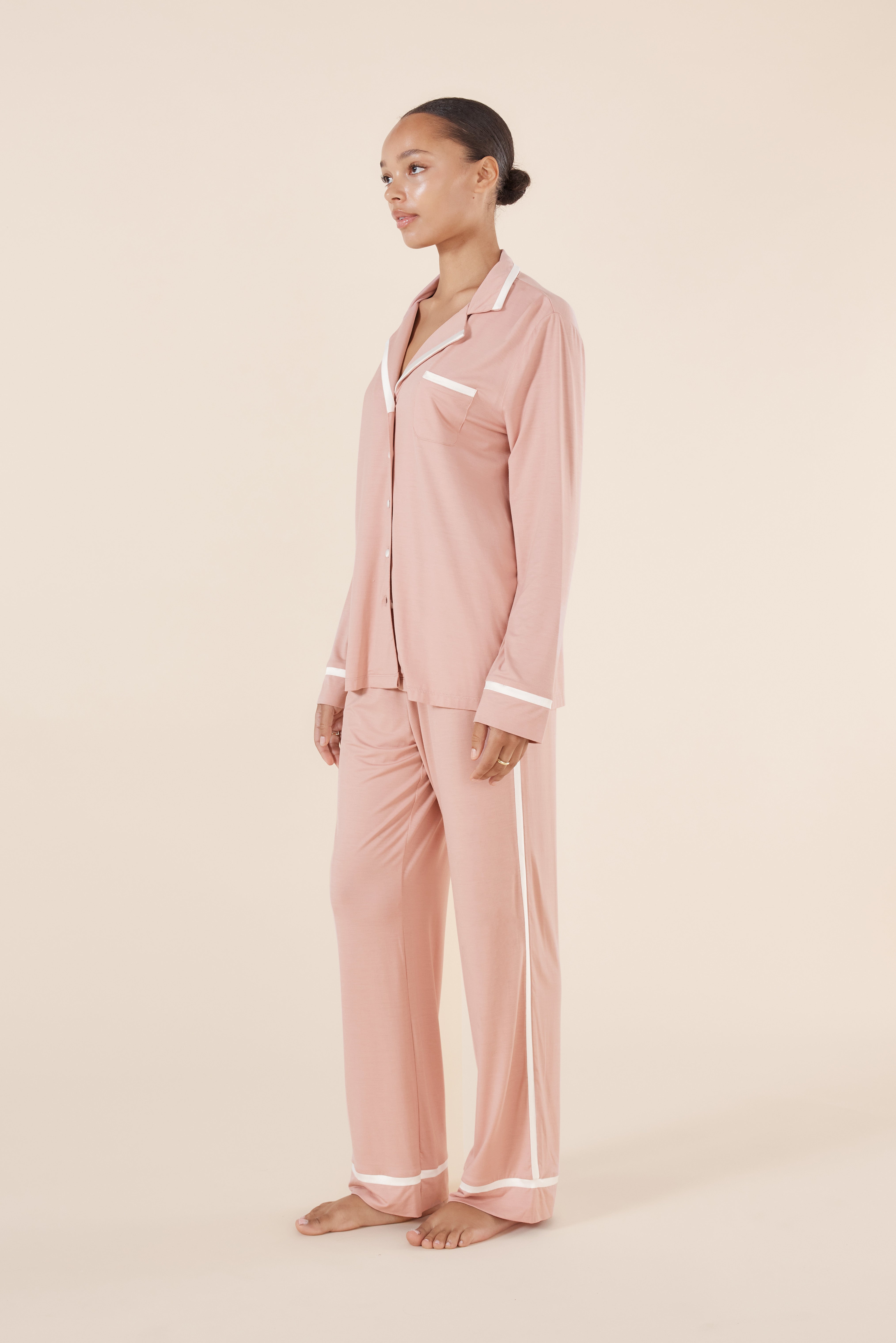 Grace Pink Bamboo PJ Set