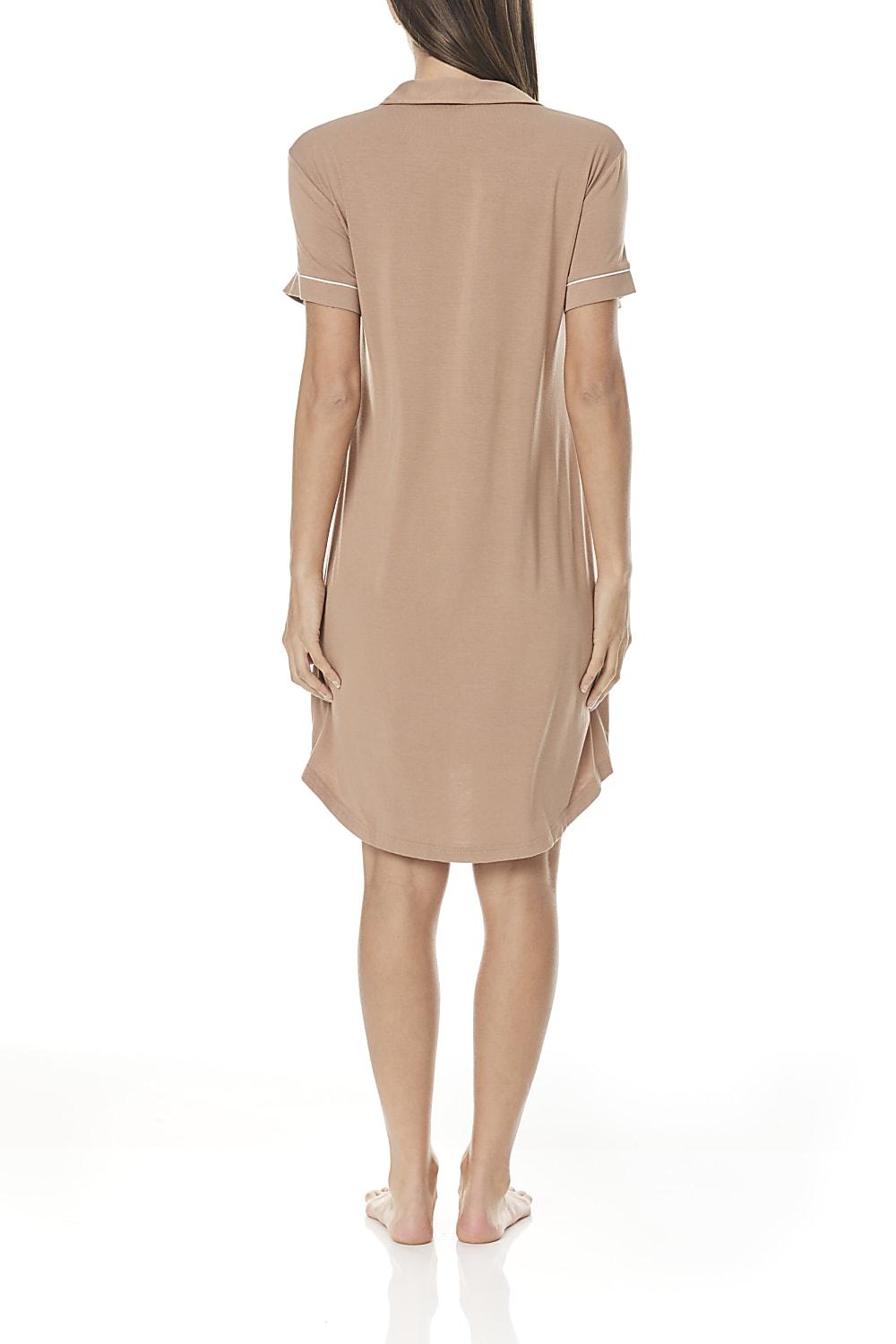 Jacinta Caramel Modal Tee Nightie