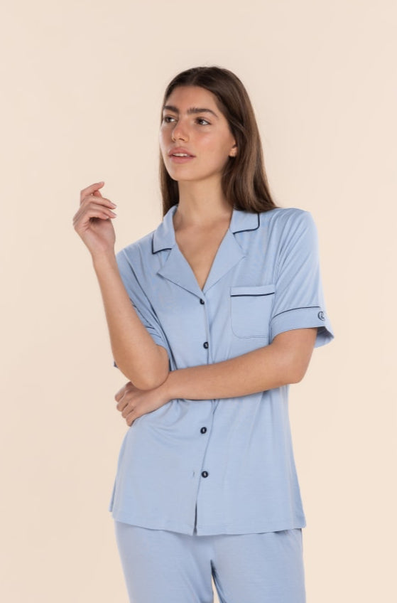 Jenna Bamboo Long PJ Set