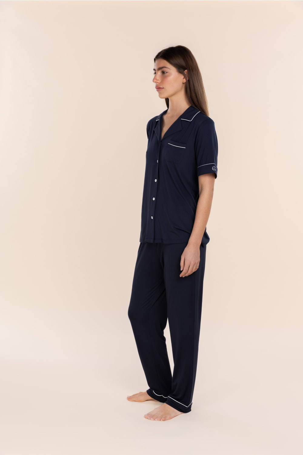 Jenna Bamboo Long PJ Set