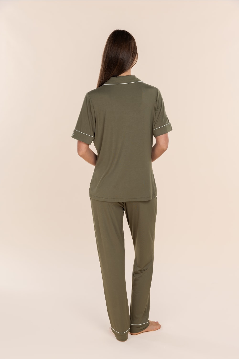Jenna Bamboo Long PJ Set