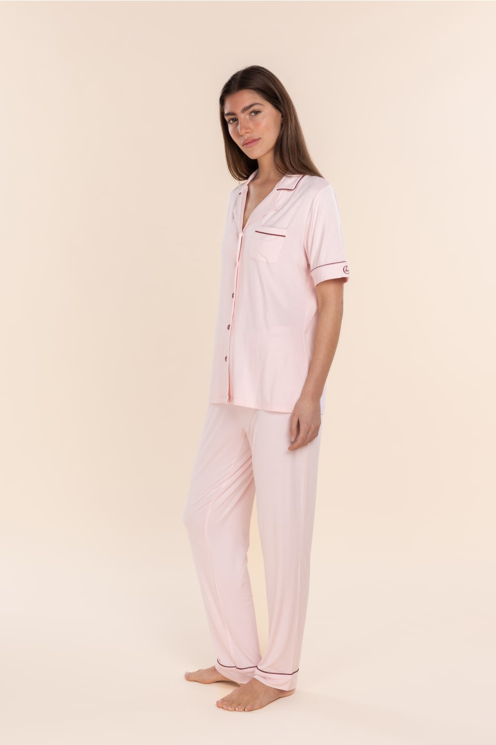Jenna Bamboo Long PJ Set