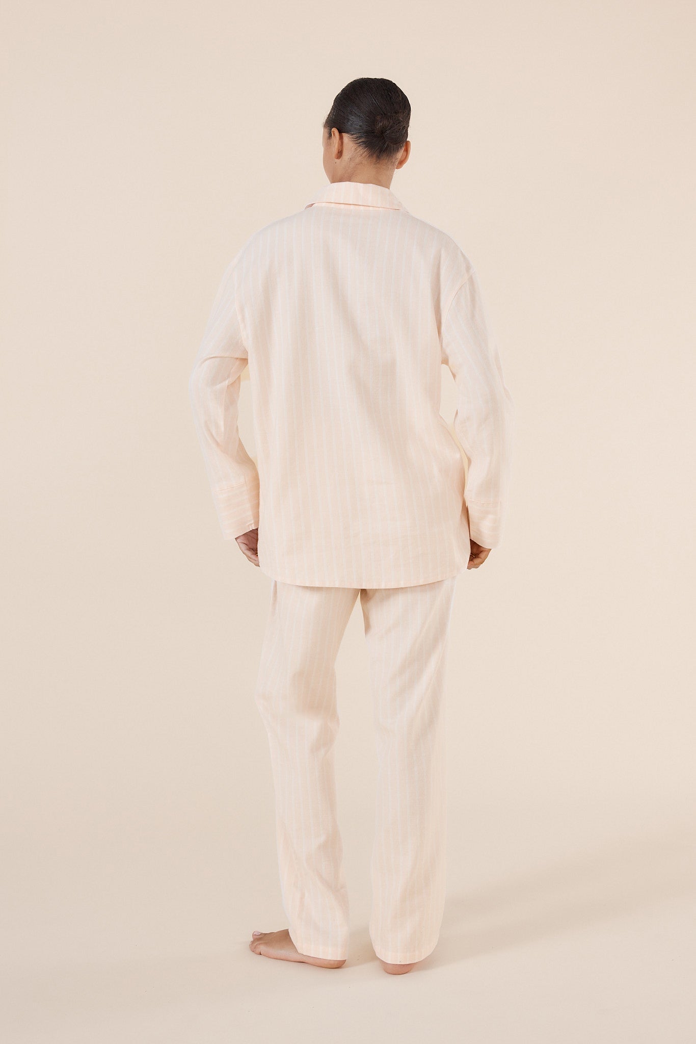 Josephine Pink Stripe Cotton PJ set