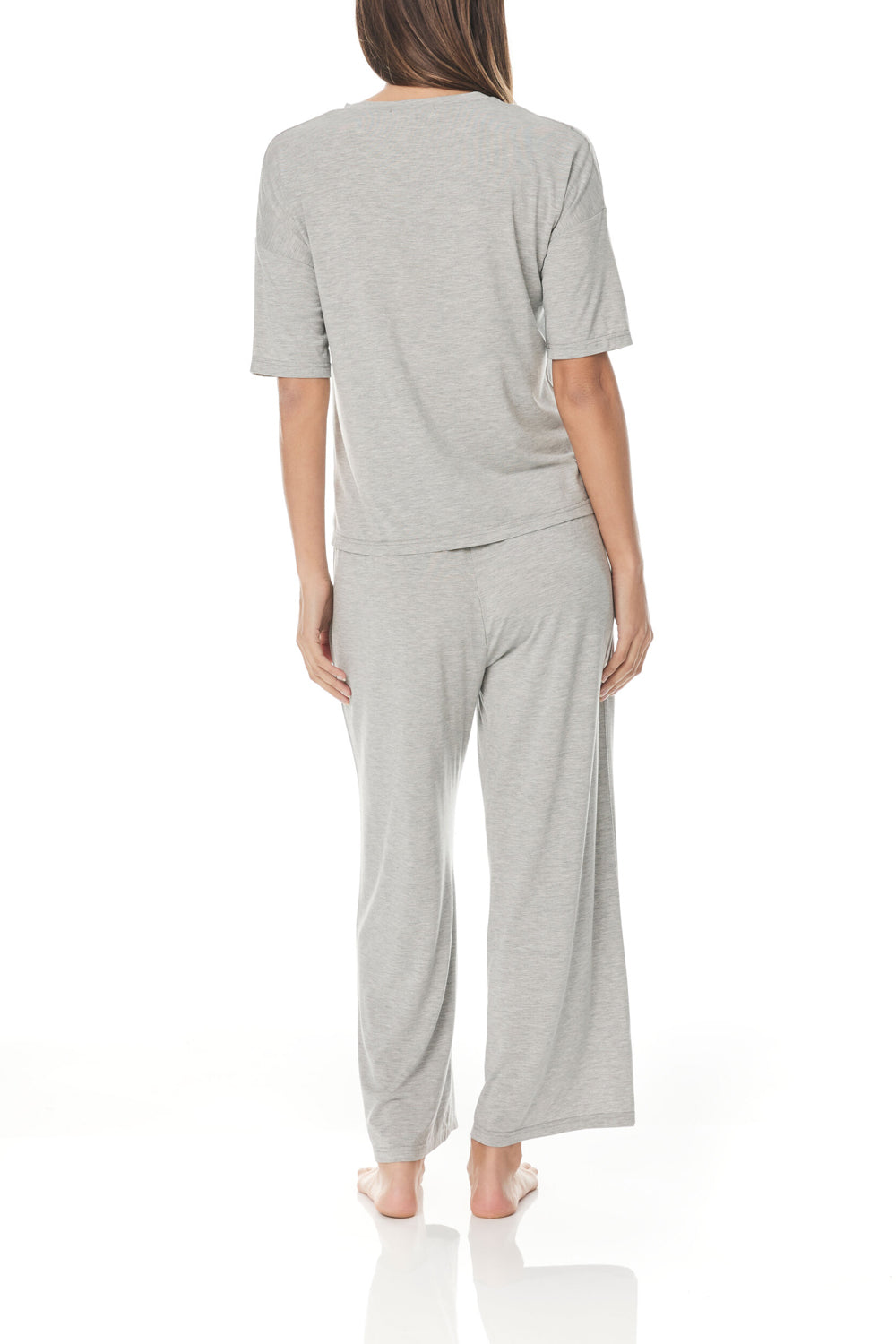 Jules Grey Wide Leg Modal PJ