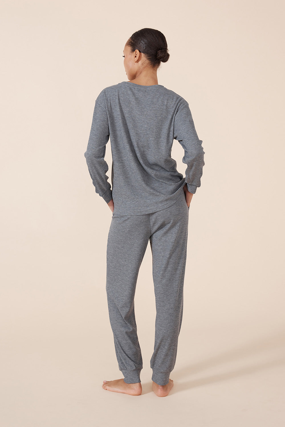 Lainey Waffle Pyjama Set