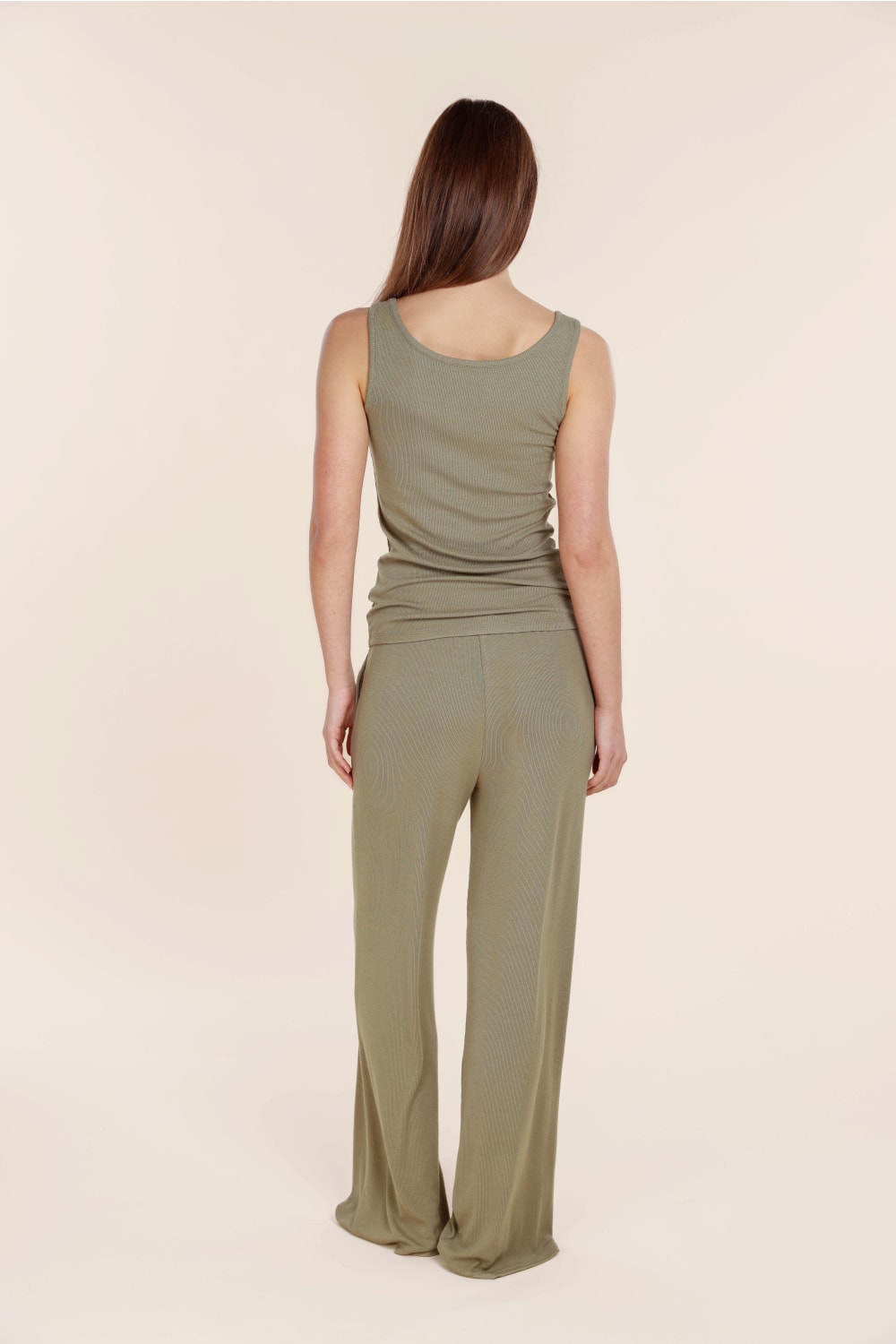 Liberty Ribbed Singlet Henley Top