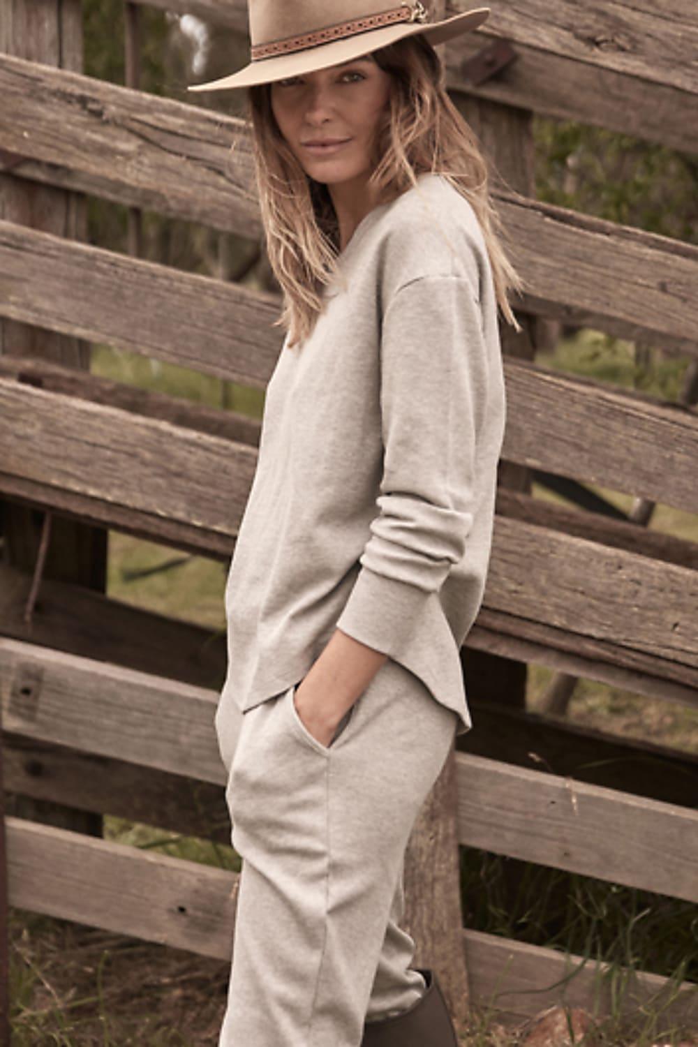 Logan Grey Waffle PJ