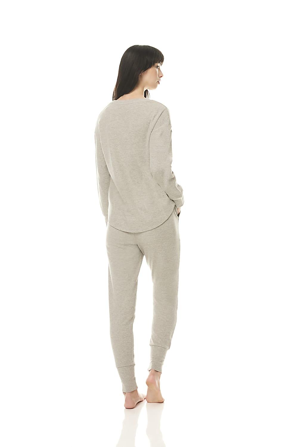 Logan Grey Waffle PJ