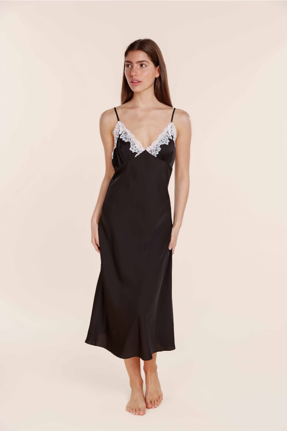 Magnolia Silky Satin Long Gown