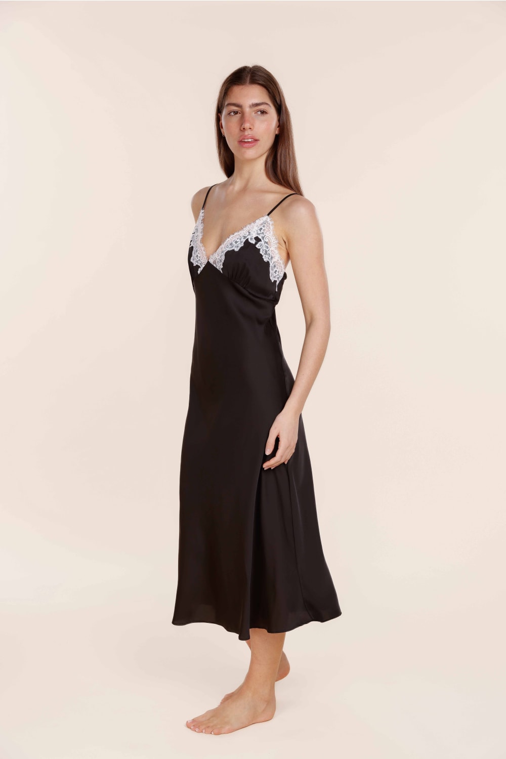 Magnolia Silky Satin Long Gown