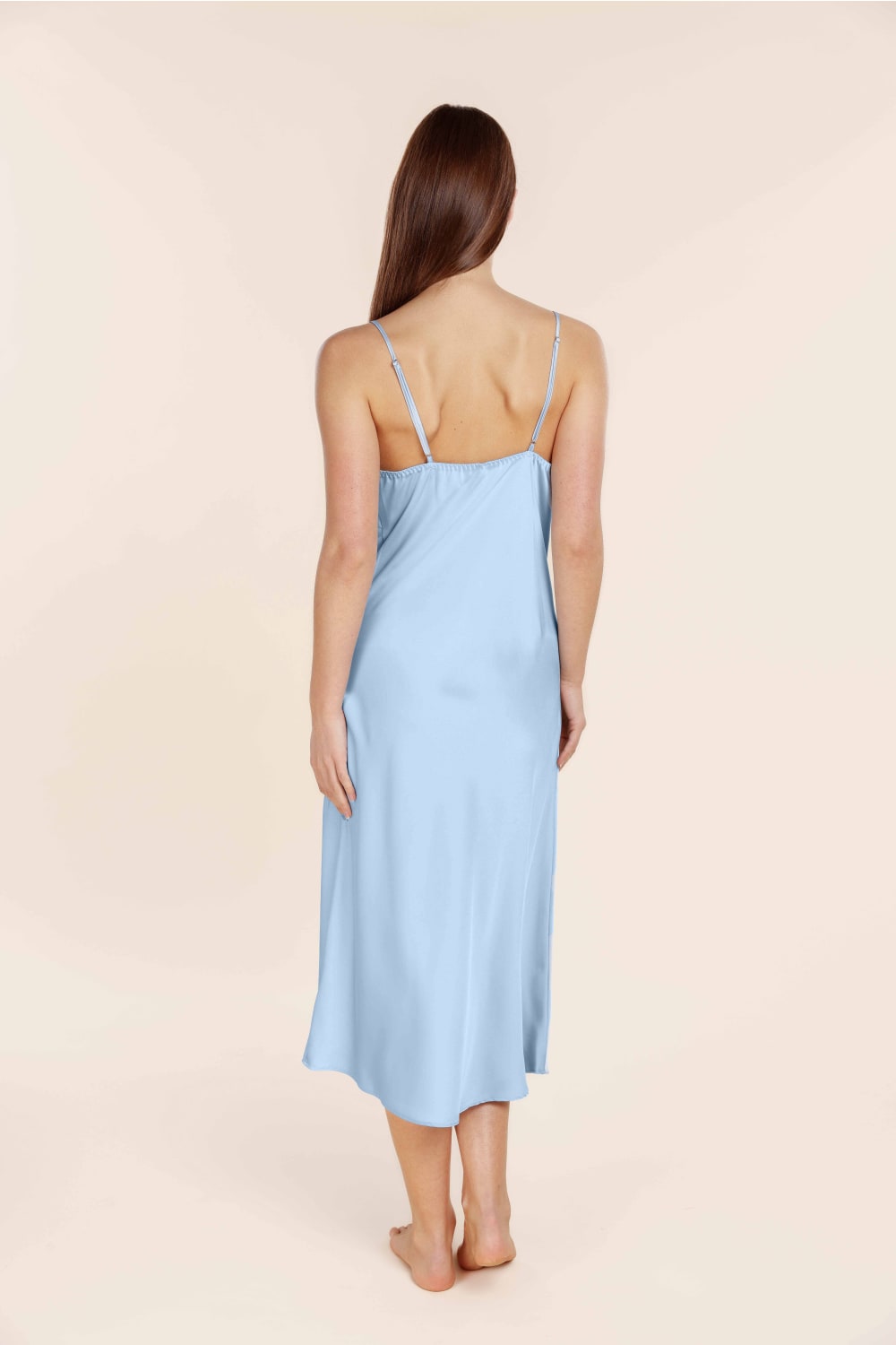 Magnolia Silky Satin Long Gown