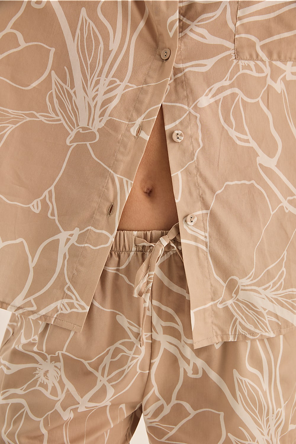 Milana Natural Cotton Floral PJ
