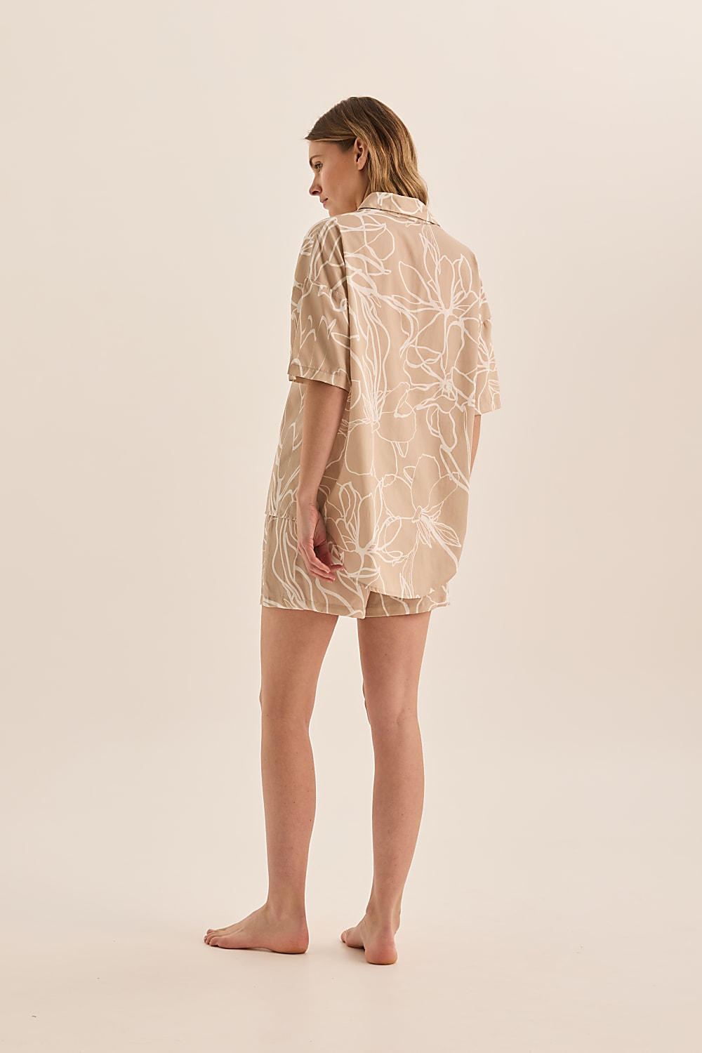 Milana Natural Cotton Floral PJ