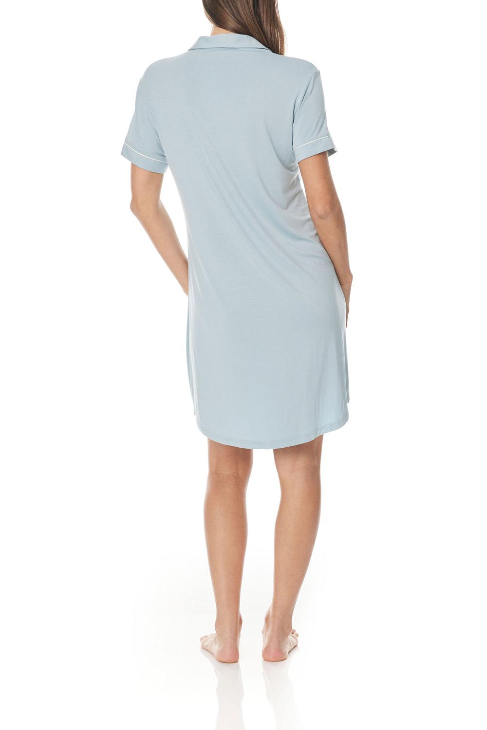 Norah Blue Haze Modal Tee Nightie
