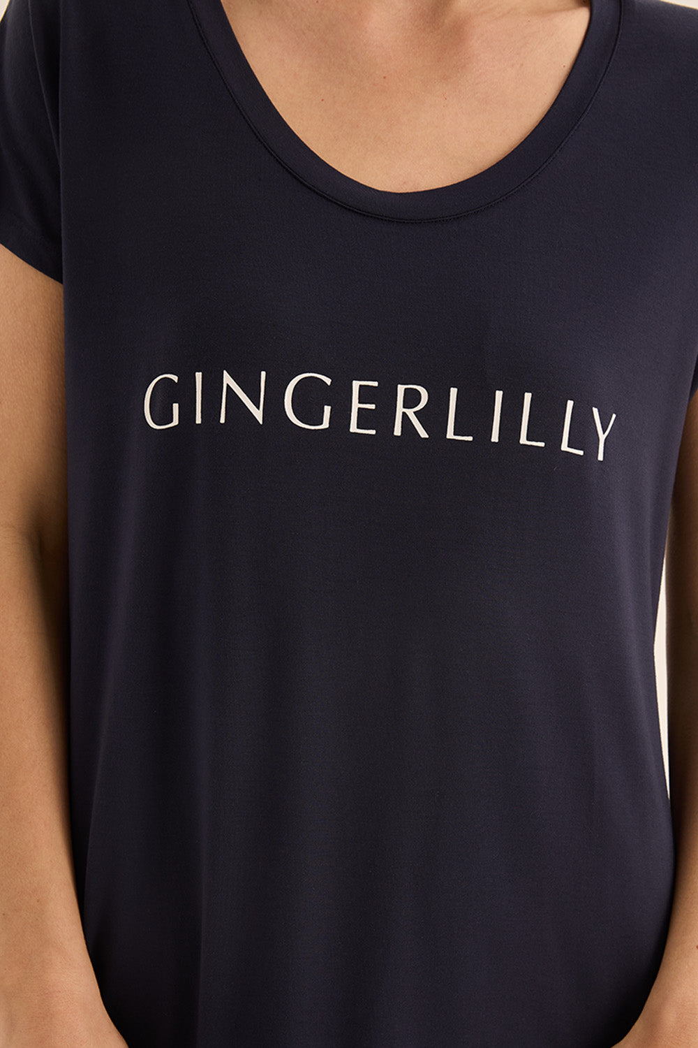 Nova Navy Bamboo Tee Nightie