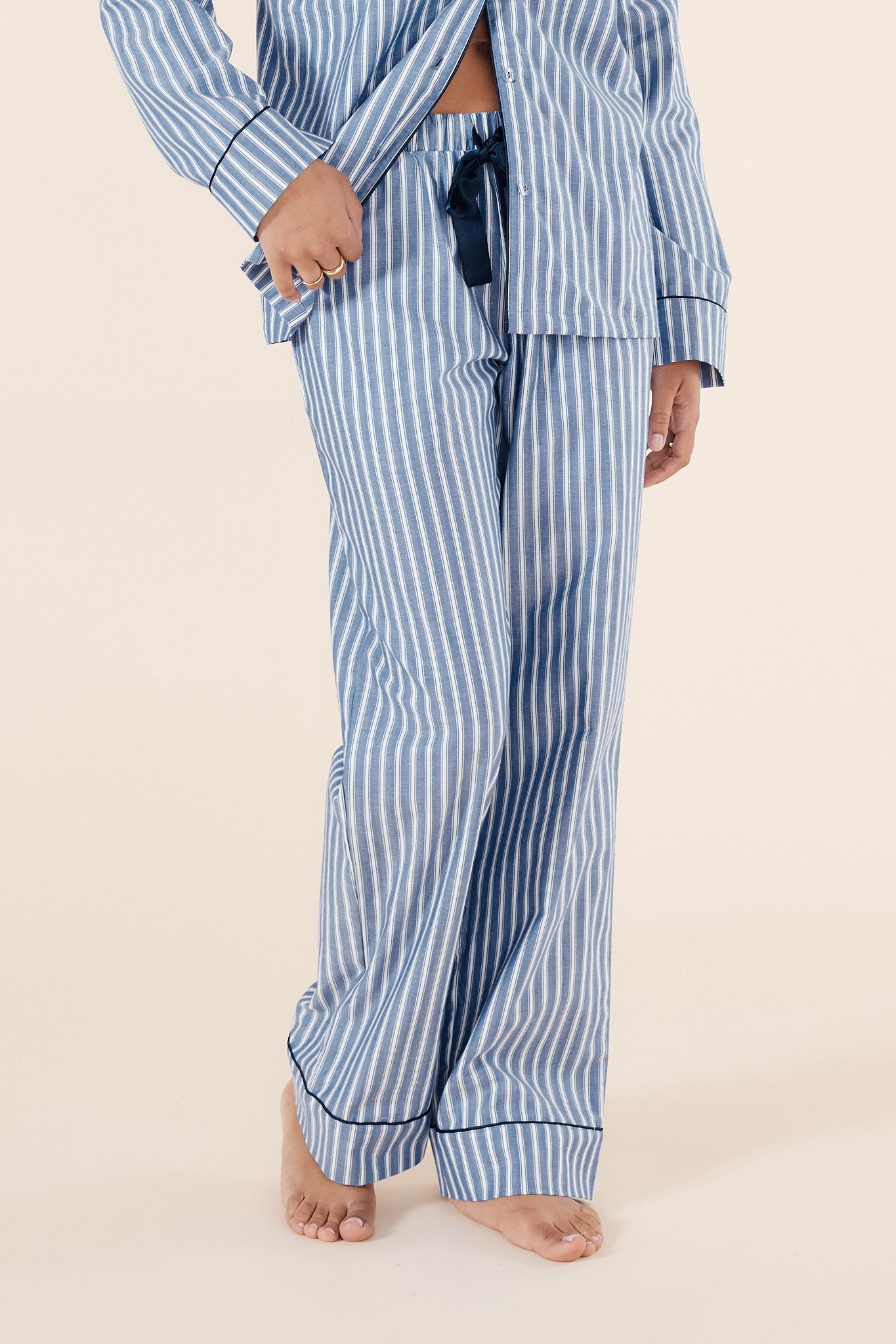 Octavia Cotton Stripe PJ set