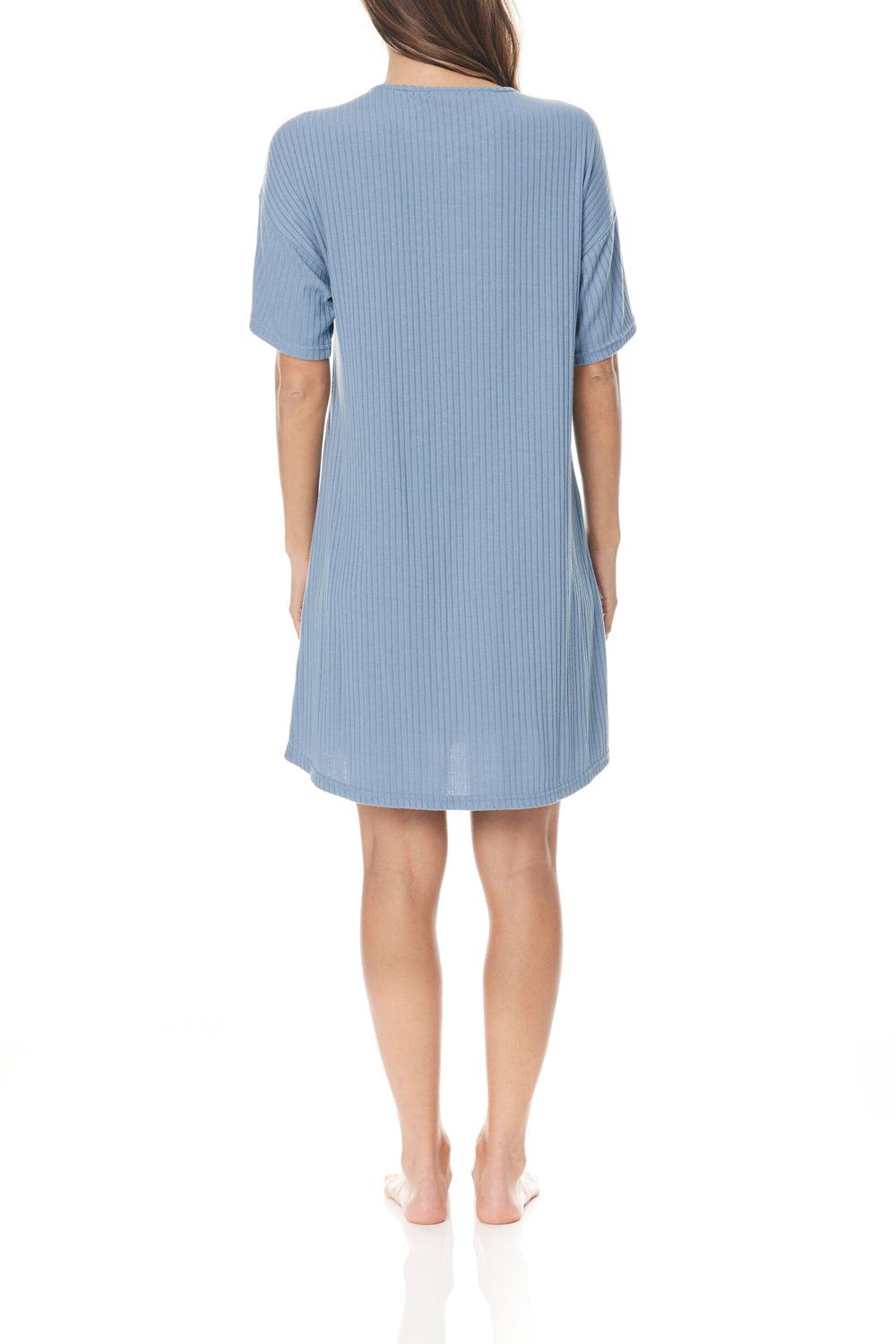 Petrece Powder Blue Tee Nightdress