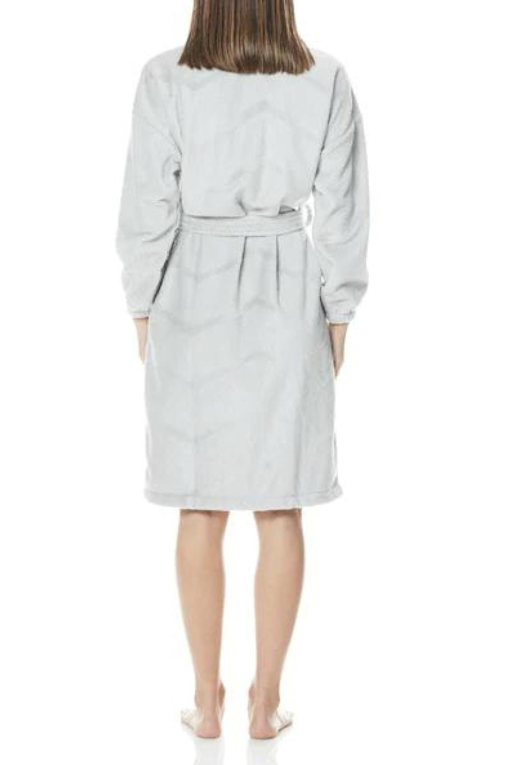 Reece Grey Fluffy Robe