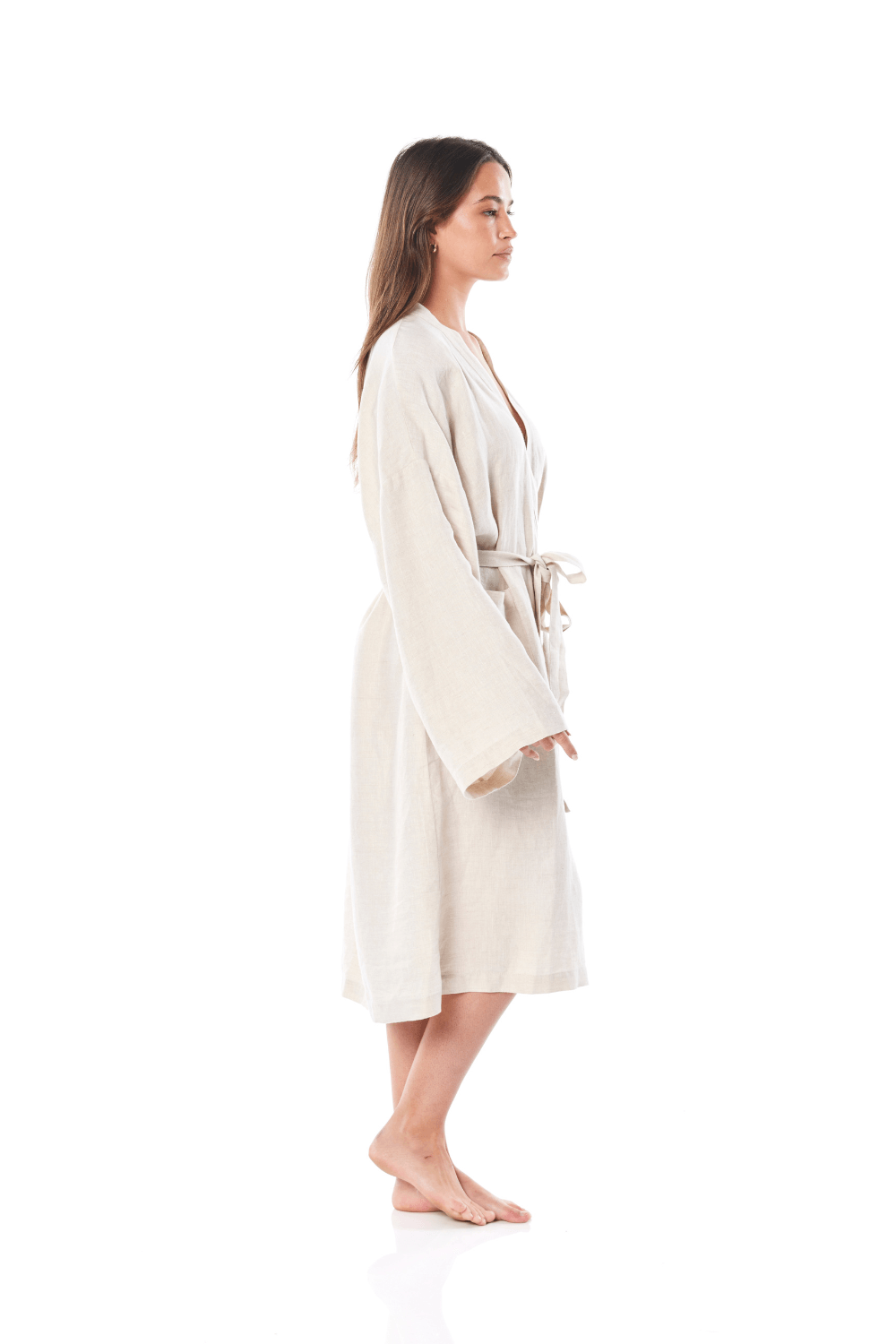 Sam Natural Linen Robe