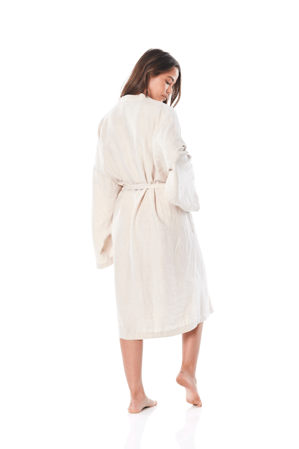Sam Natural Linen Robe