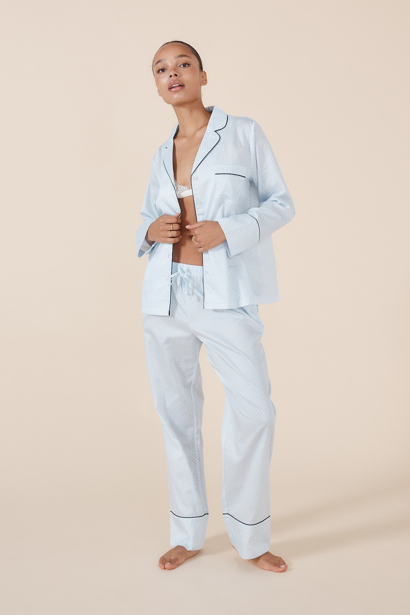 Sky Diamond Cotton PJ set