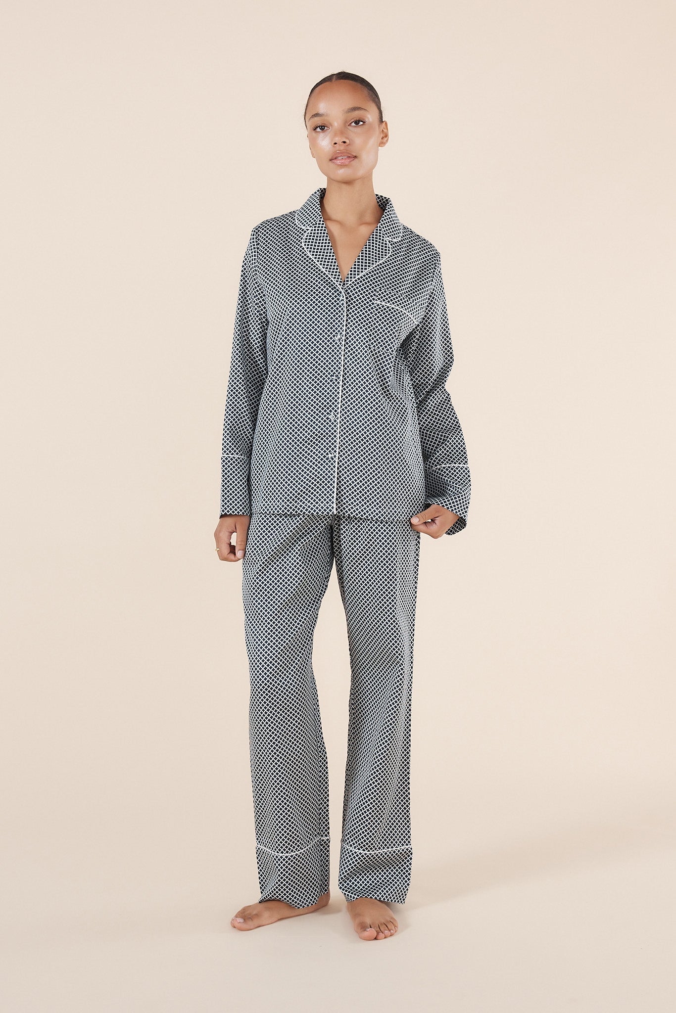 Sky Diamond Cotton PJ set