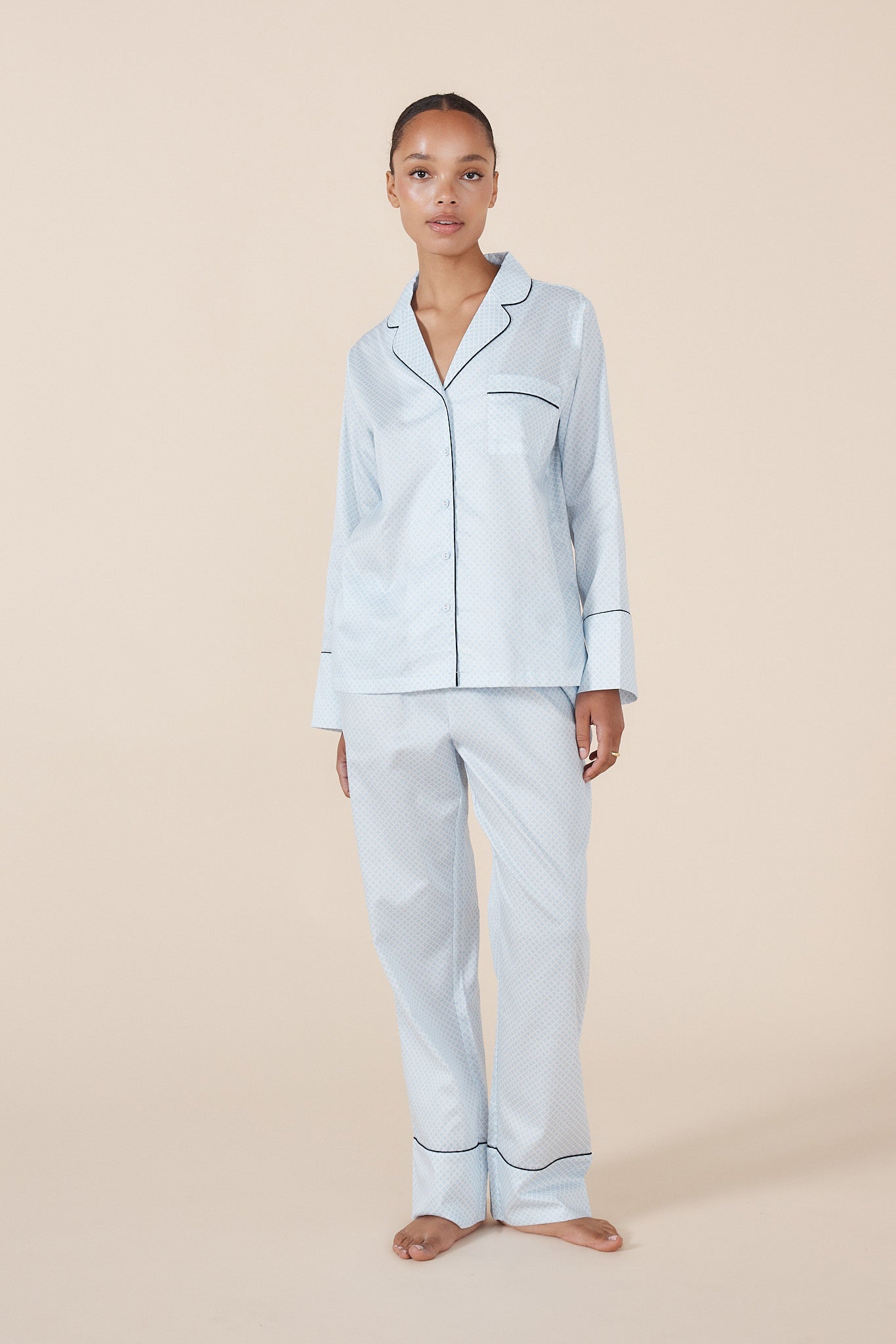 Sky Diamond Cotton PJ set