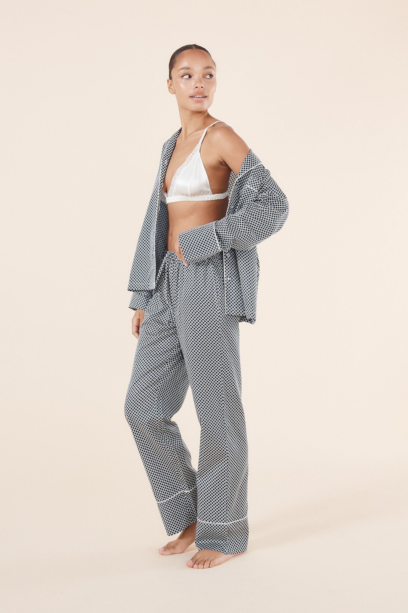 Sky Diamond Cotton PJ set