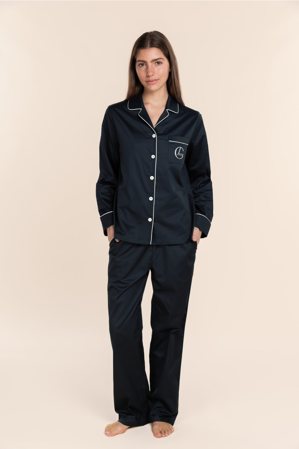Susanna Cotton Long PJ Set